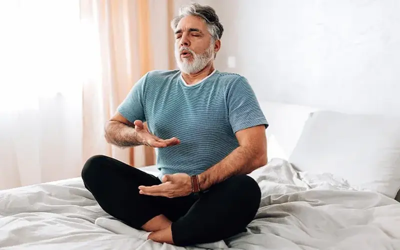 practice deep breathing exercise